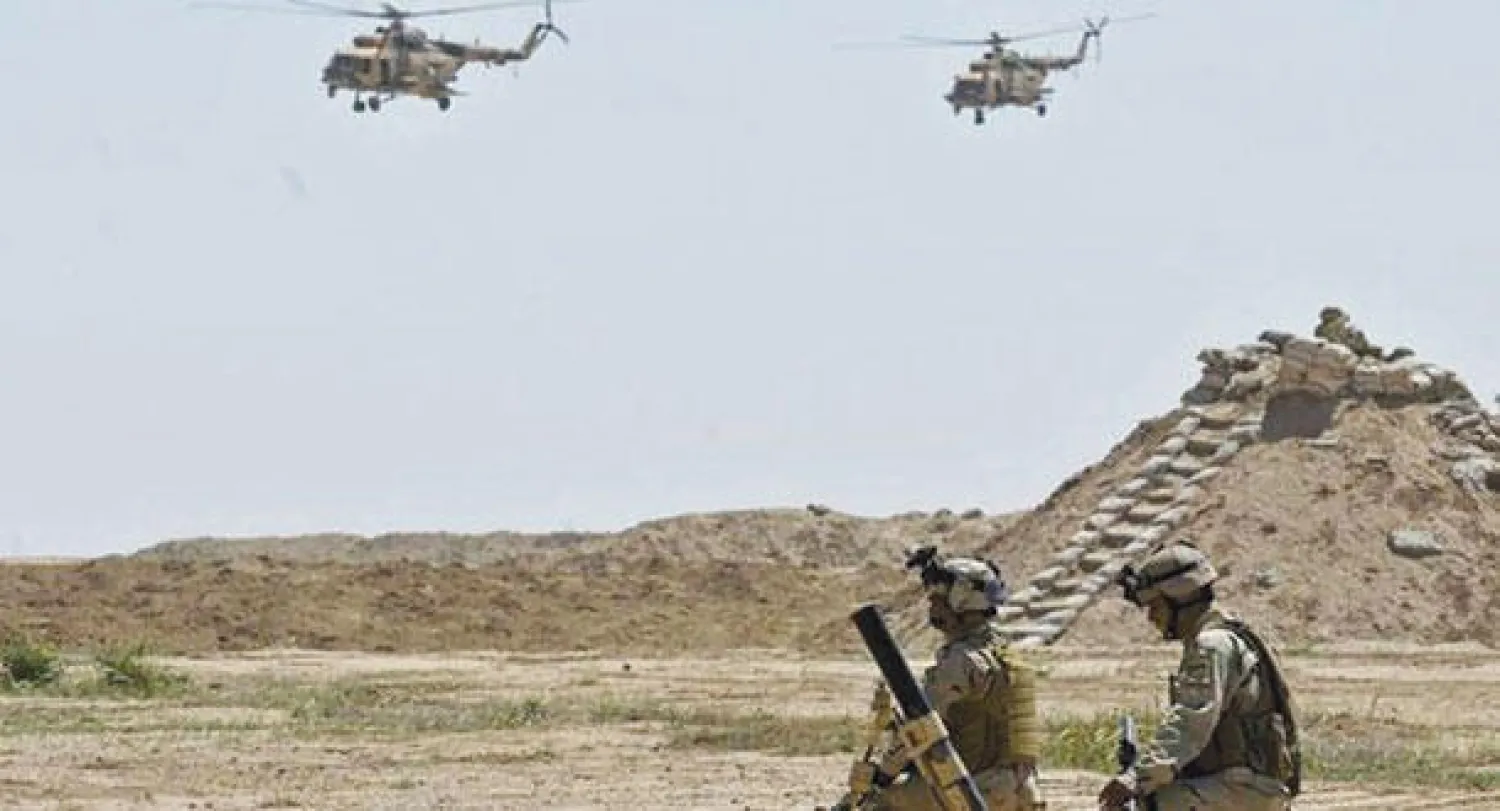 قوات عراقية برية وجوية (هليكوبتر) تصد هجمات «داعش» في الأنبار («الشرق الأوسط»)