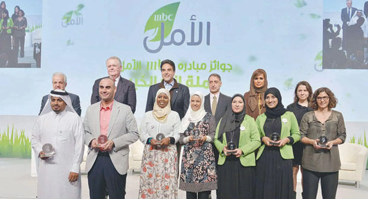 الفائزون في مبادرتي «شباب عربي متطوع من أجل مستقبل أفضل» و«أنت الخير»