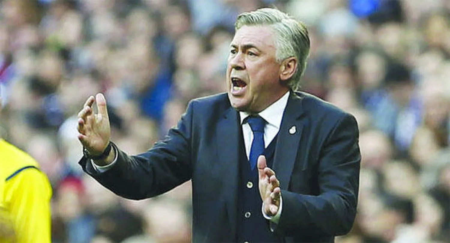 أنشيلوتي مدرب ريـال مدريد (إ.ب.أ)