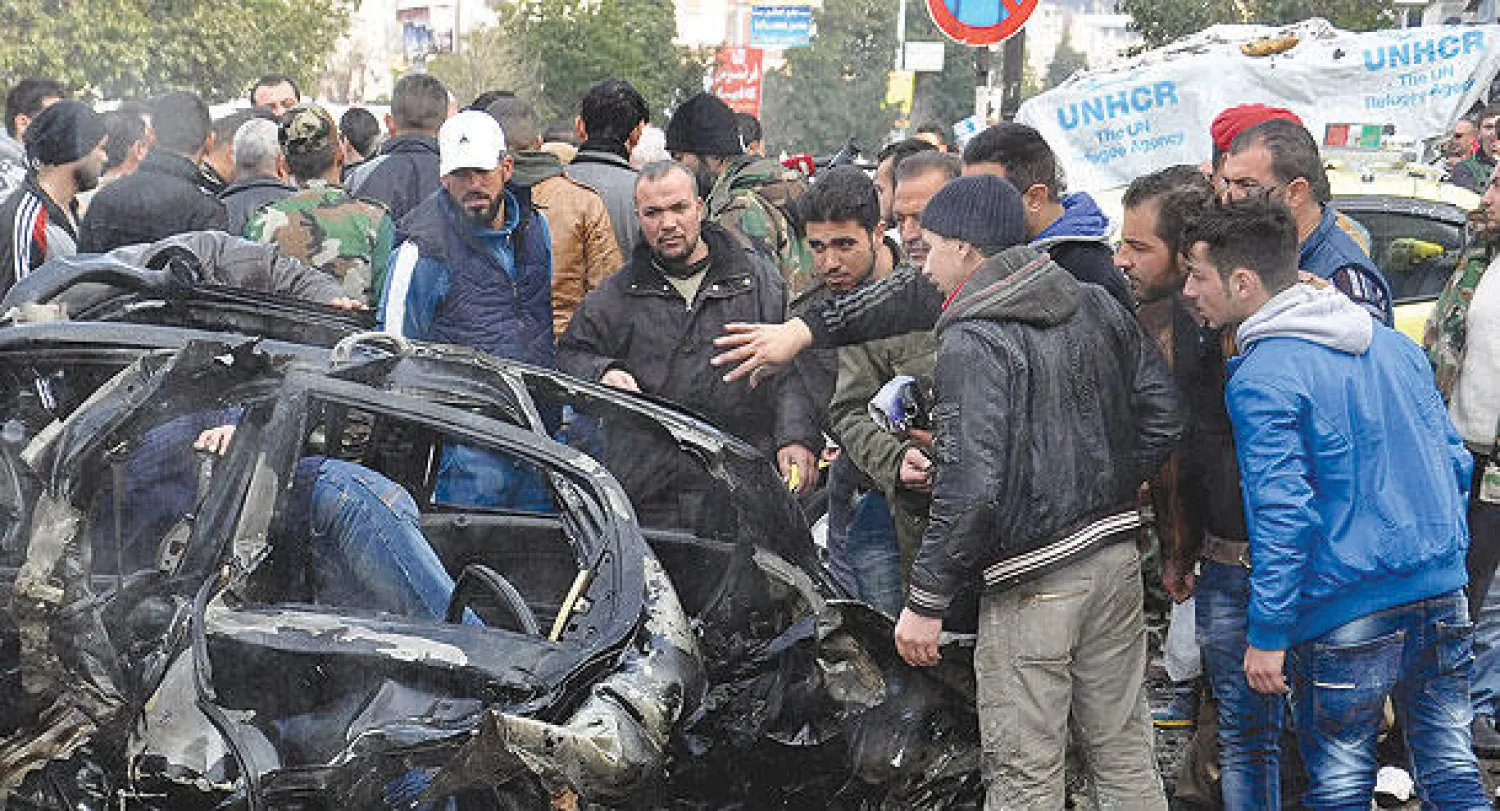 32 قتيلا وجريحا في انفجار سيارة مفخخة في منطقة علوية بريف حمص