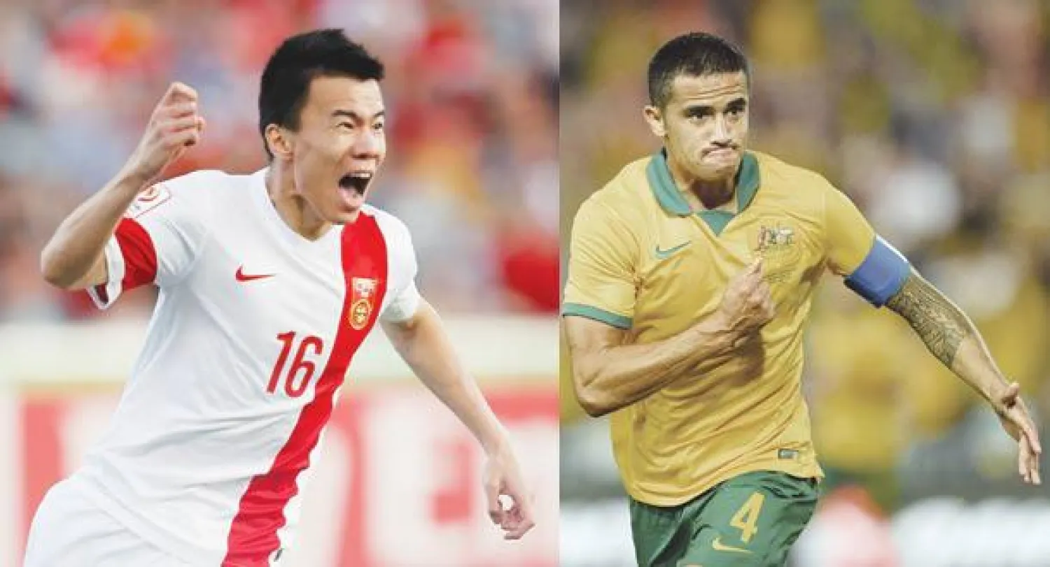 تيم كايهل من أبرز نجوم المنتخب الأسترالي (أ.ف.ب)  -  صن كي يعول الصينيون عليه كثيرا اليوم (رويترز)