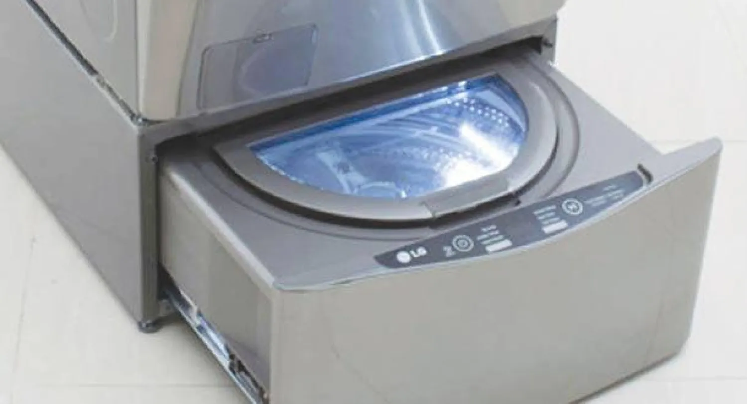 غسالة مزودة بأسطوانة غسل ثانية