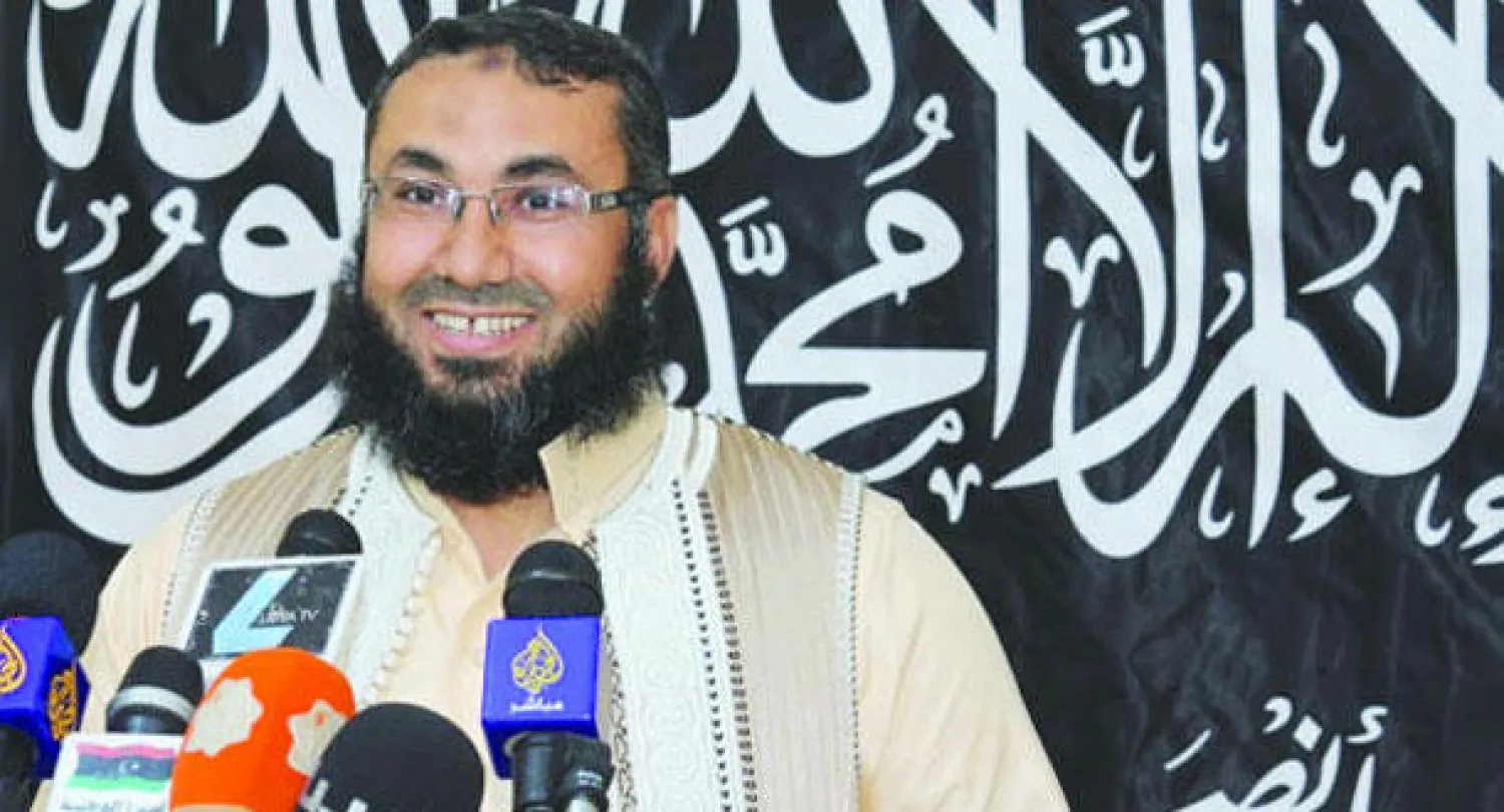 محمد الزهاوي زعيم تنظيم أنصار الشريعة المتطرف قبل مقتله («الشرق الأوسط»)