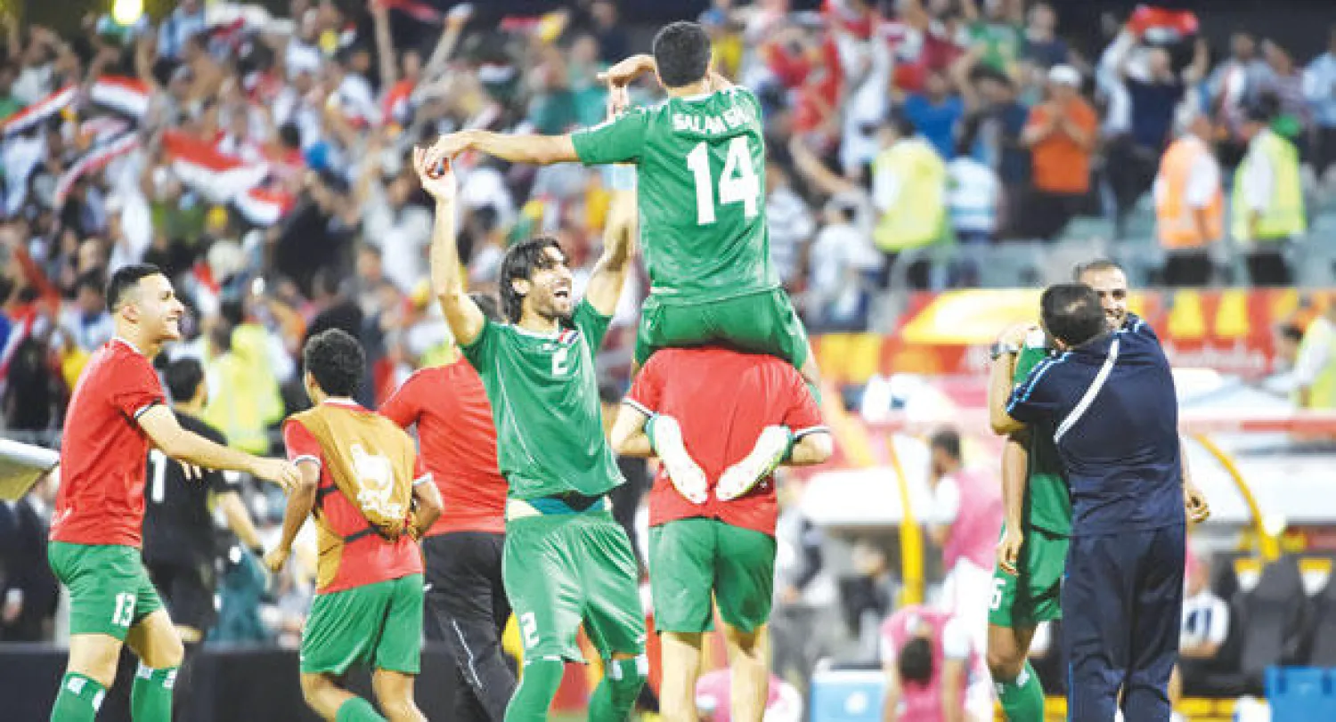 العراقيون سجلوا تألقا لافتا وبلغوا الدور قبل النهائي في البطولة القارية (أ.ف.ب)