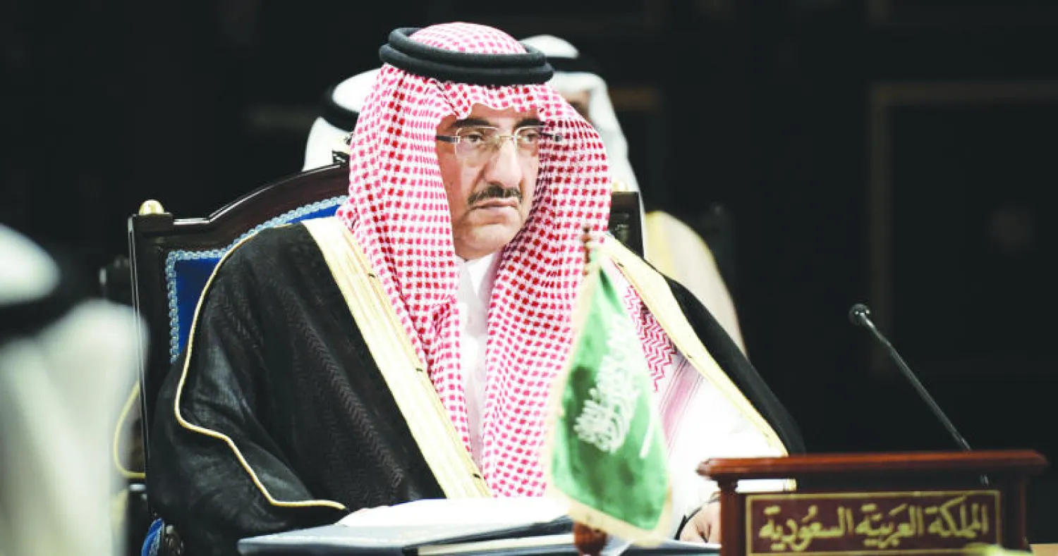 ولي ولي العهد الأمير محمد بن نايف لدى مشاركته في احد اجتماعات وزراء الداخلية الخليجيين في المنامة (أ.ف.ب)