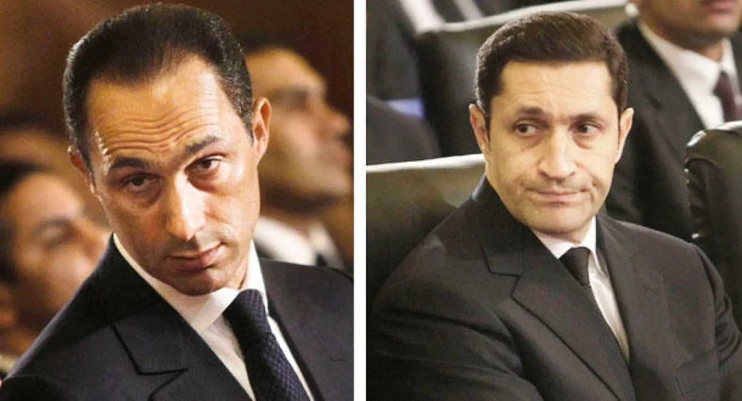 إخلاء سبيل نجلي الرئيس الأسبق مبارك من السجن