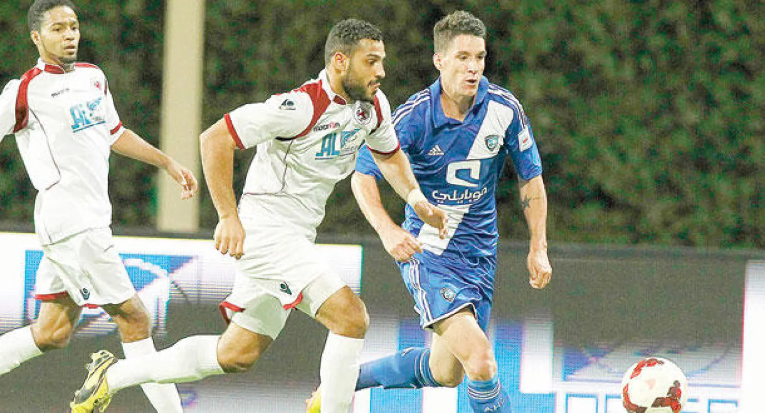 من مواجهة سابقة بين الهلال والفيصلي