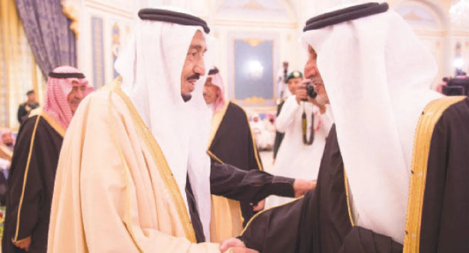 الأمير خالد الفيصل بن عبد العزيز مستشار خادم الحرمين الشريفين وأمير منطقة مكة المكرمة يتشرف بالسلام على الملك سلمان بن عبد العزيز