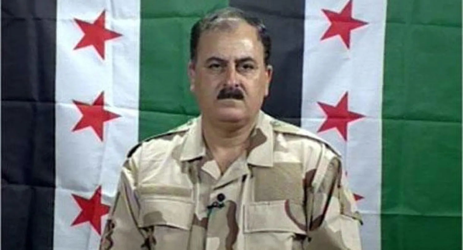 وزير الدفاع في الحكومة السورية المؤقتة اللواء سليم إدريس