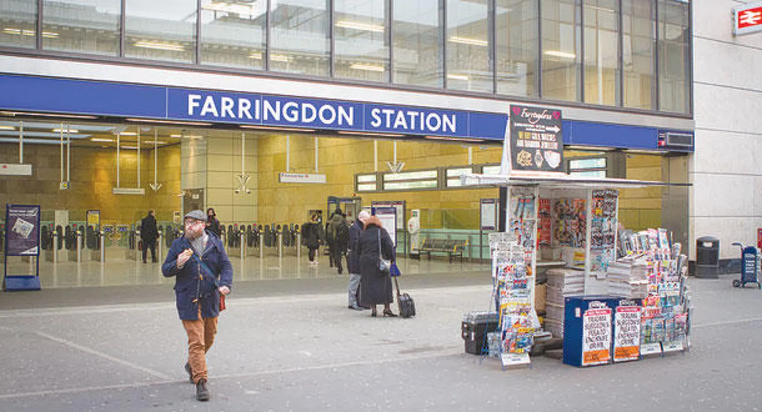 محطة {فارينغدون} إحدى أقدم المحطات في الشبكة (تصوير: جيمس حنا)