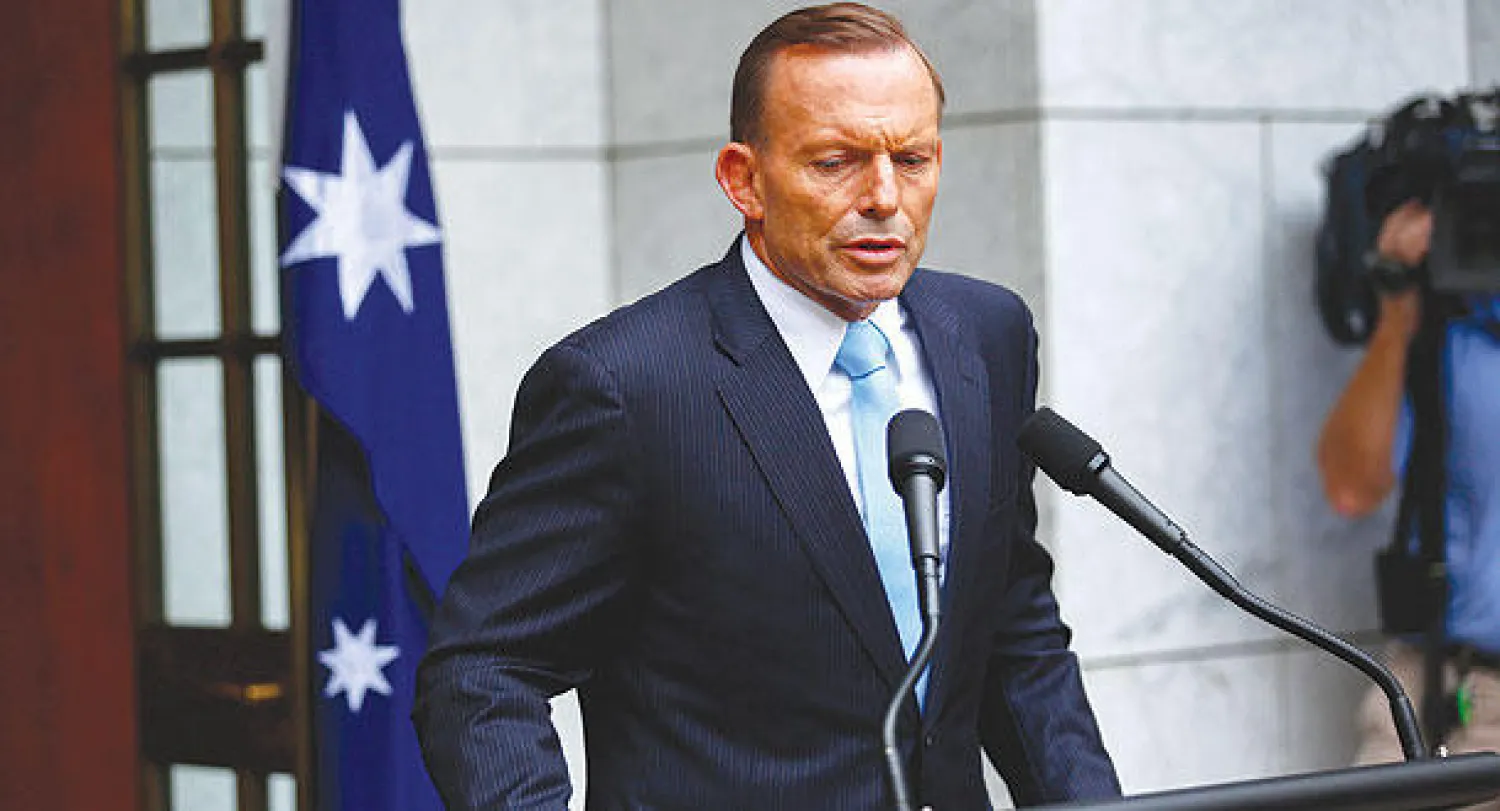 توني أبوت رئيس وزراء استراليا (رويترز)