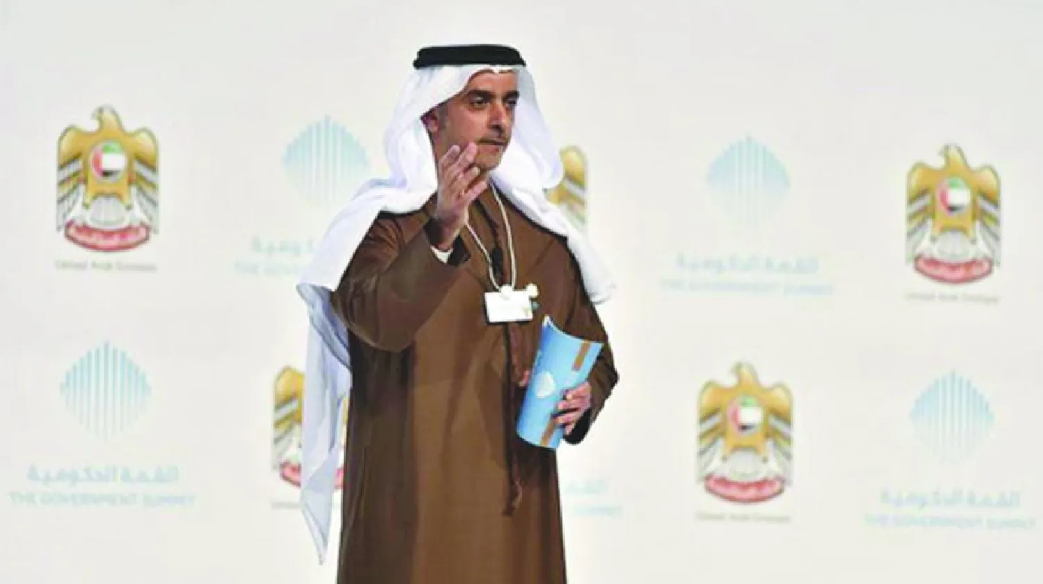 الشيخ سيف بن زايد خلال مشاركته في القمة الحكومية (وام)