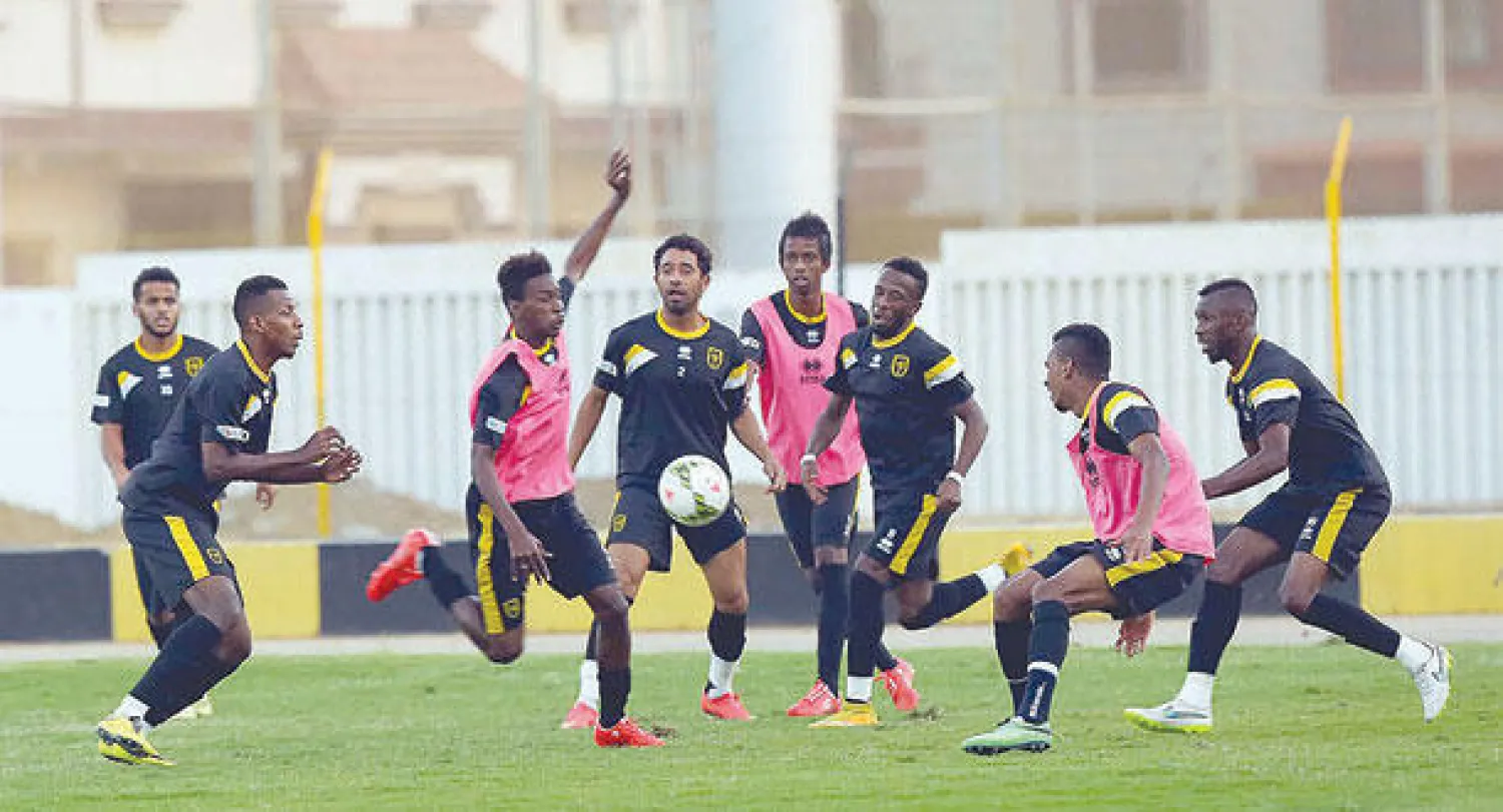 جانب من تدريبات فريق الاتحاد الأخيرة