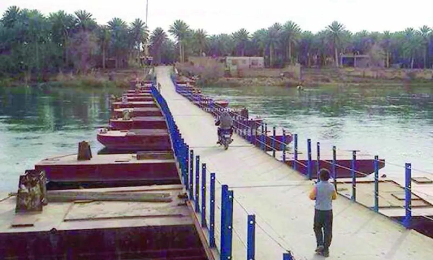 ناحية البغدادي التي تعرضت لهجوم «داعش» كما بدت أمس («الشرق الأوسط»)