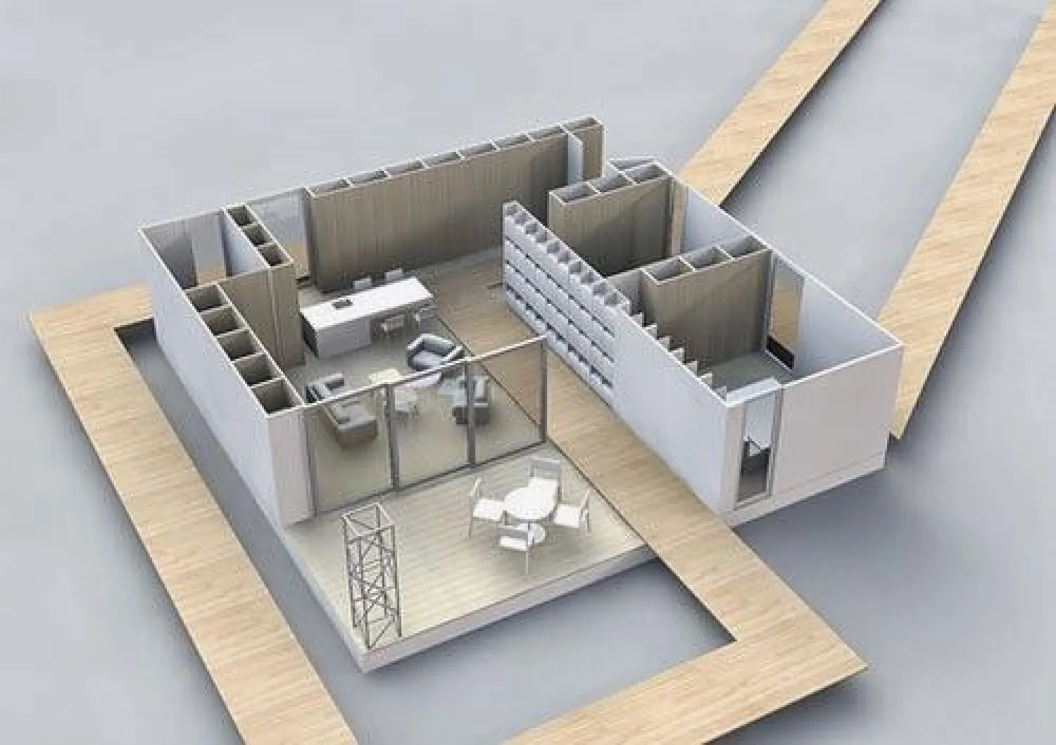 منازل من الورق المقوى في فرنسا