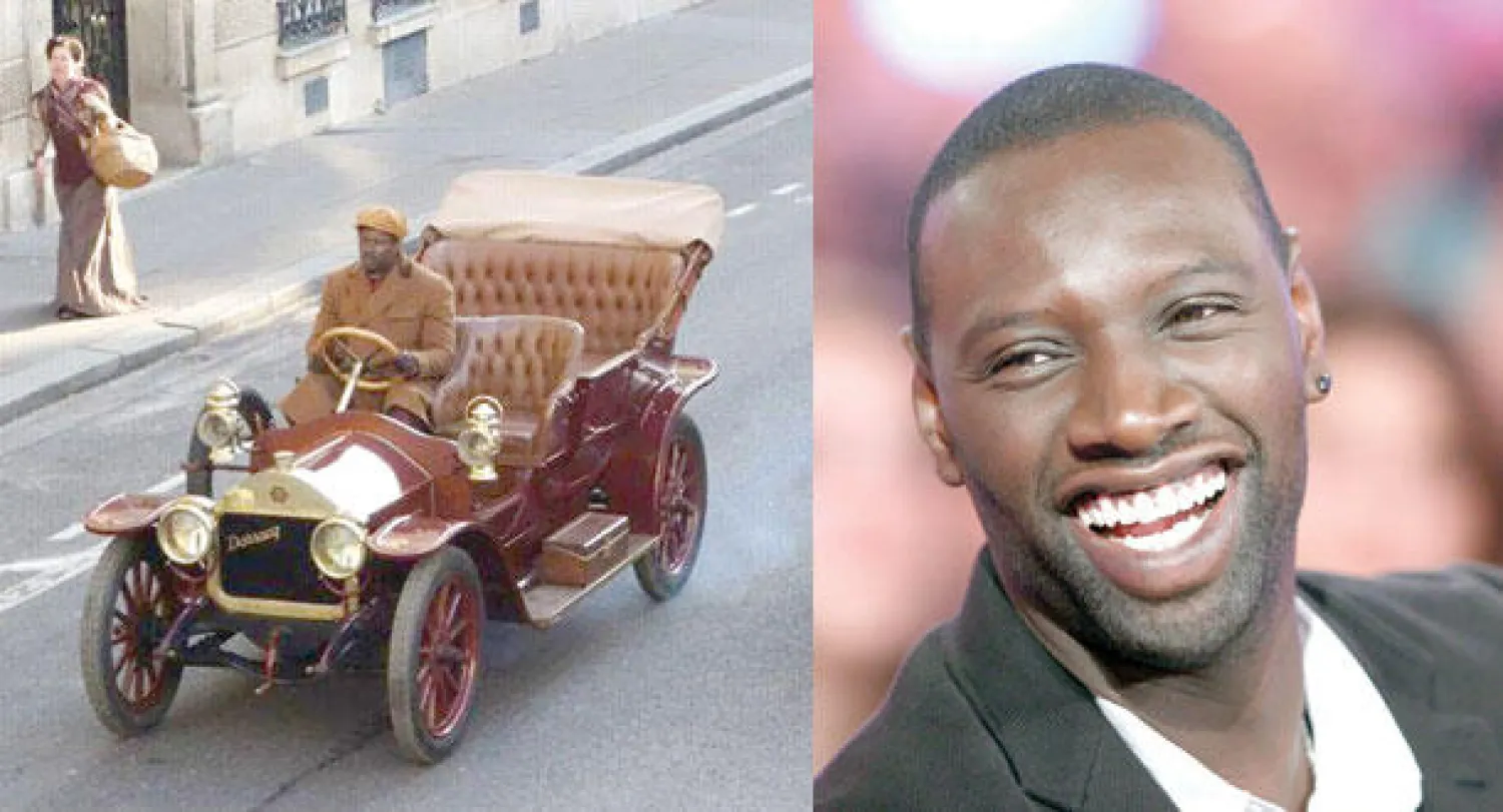 الممثل النجم عمر سي  -  لقطة من فيلم شوكولاته