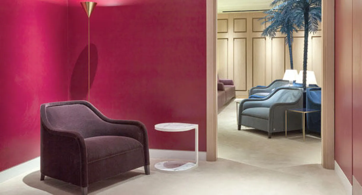 جانب من القسم المخصص للزبائن العالميين