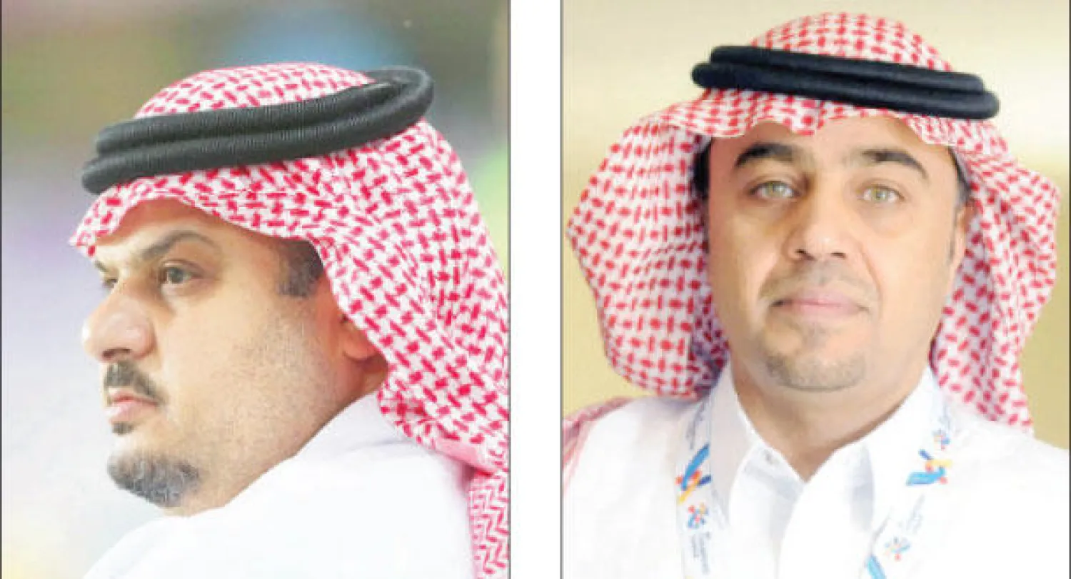 عبد الكريم الجاسر  و الأمير عبد الرحمن بن مساعد