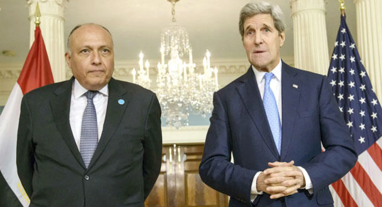 وزير الخارجية المصري يعقد لقاء رباعيا في واشنطن لبحث الأوضاع في ليبيا