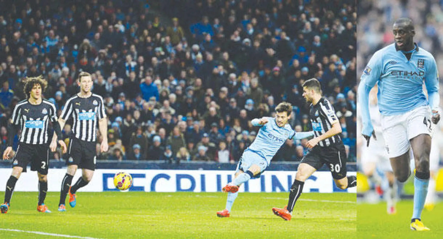 توريه عاد يتألق بعد المهمة الأفريقية  -  سيلفا.. هدفان ورسالة قوية إلى تشيلسي (أ.ف.ب)