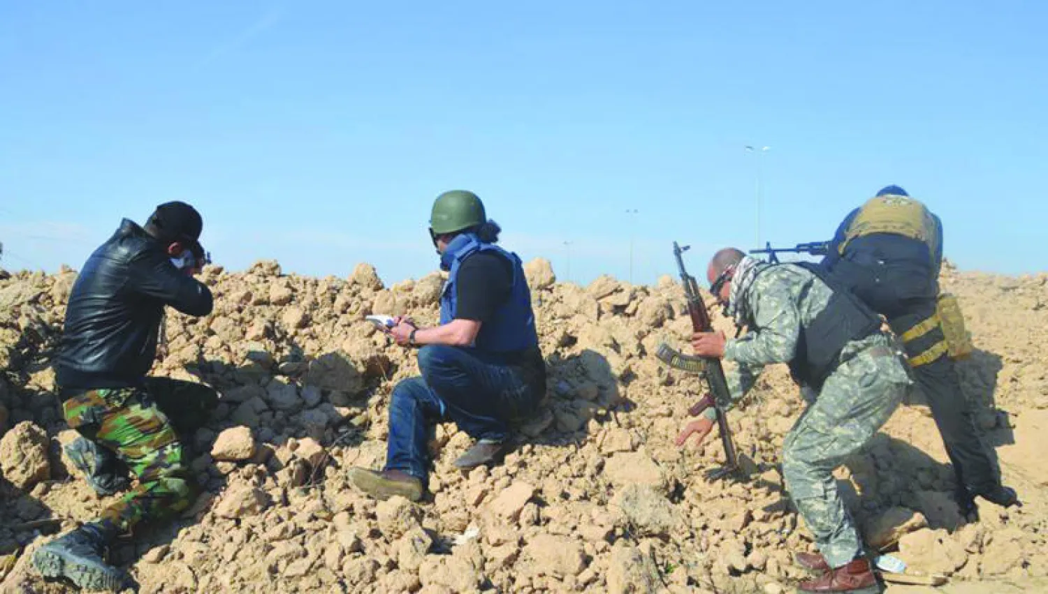 جانب من معركة تحرير ناحية البغدادي («الشرق الأوسط»)