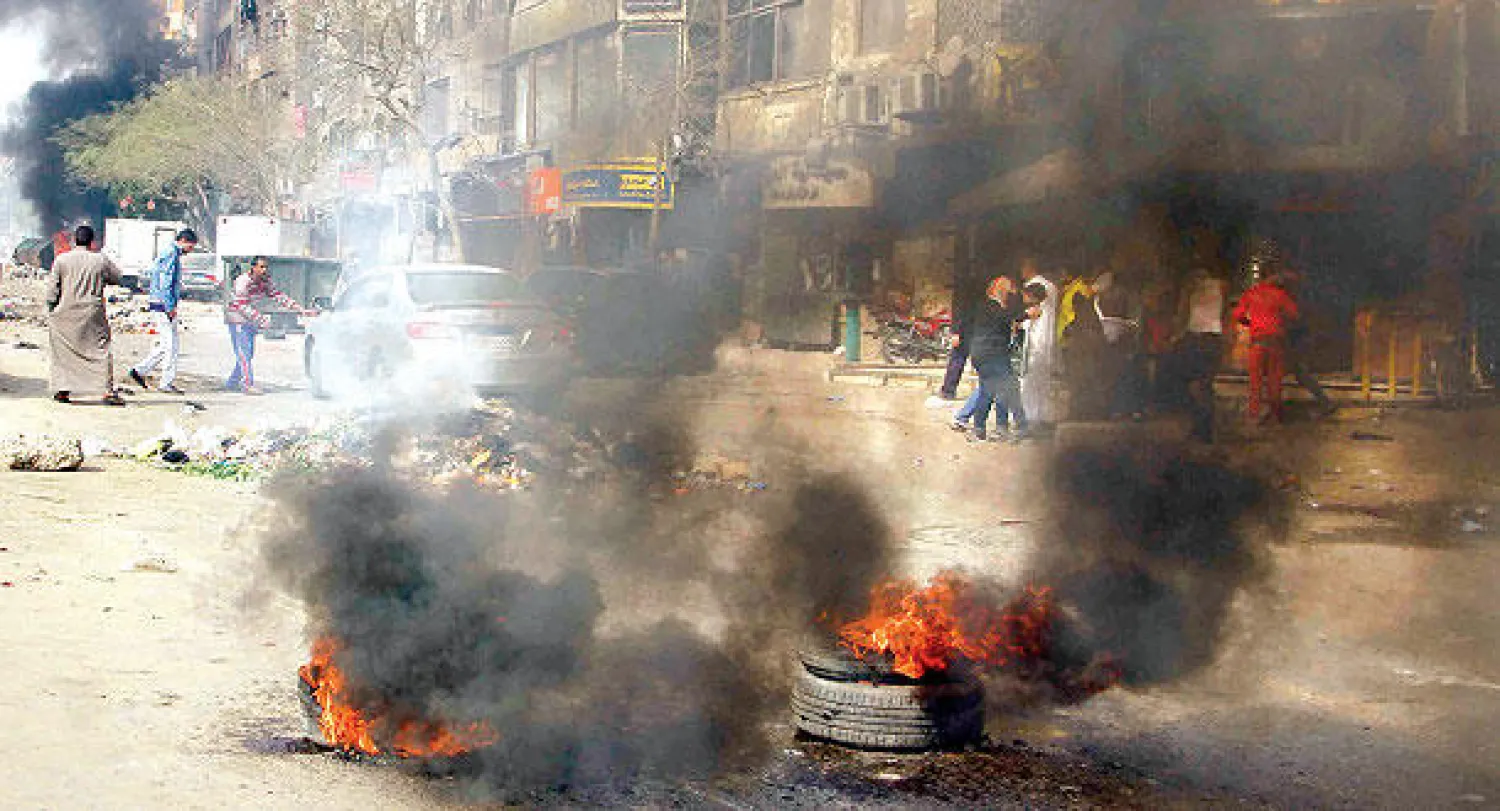 قانون {الكيانات الارهابية} يستهدف افعال العنف التي يلجأ اليها انصار الأخوان (أ.ب)