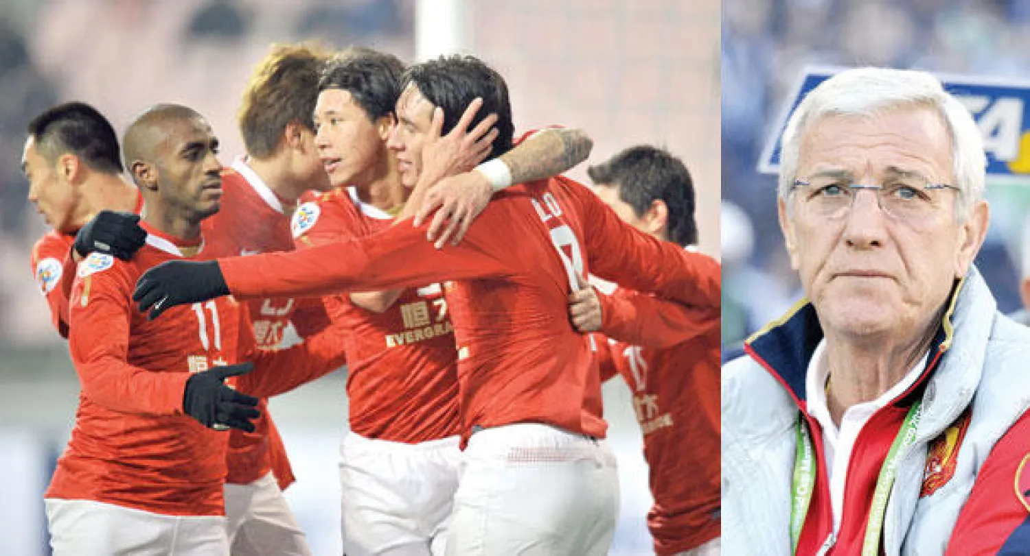 مارتشيلو ليبي  -  غوانغجو عاش أياما لا تنسى مع مدربه ليبي