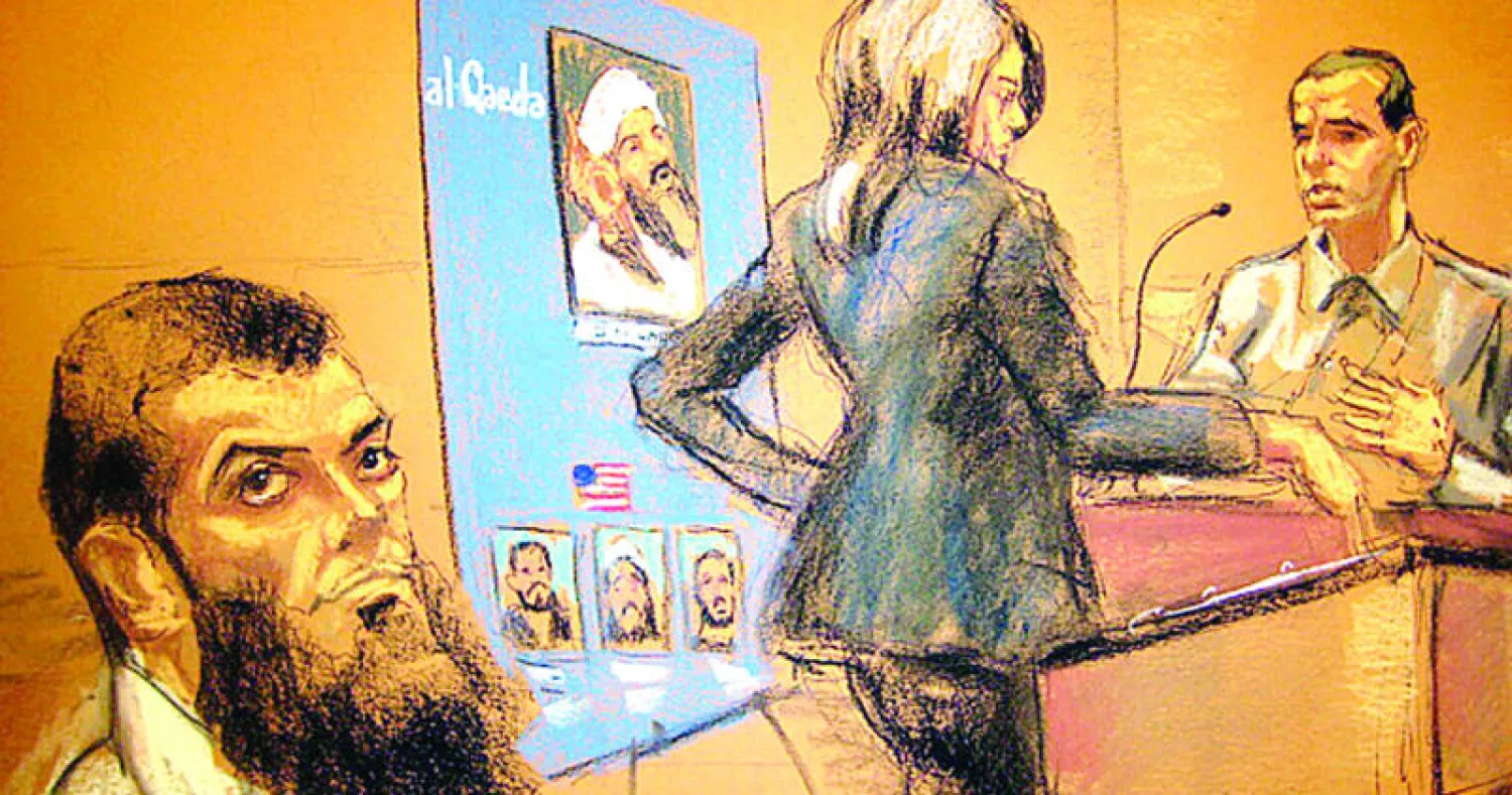 عابد نصير (28 سنة) من أصل باكستاني متهم بالتخطيط لمؤامرة دولية كان من المقرر تنفيذها في الولايات المتحدة والنرويج وبريطانيا (أ.ب)