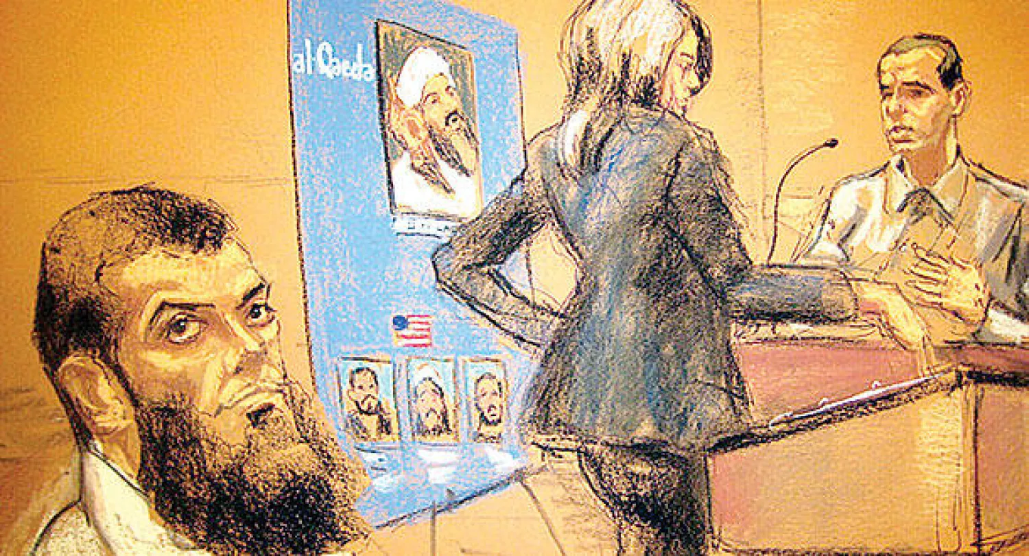 عابد نصير (28 سنة) من أصل باكستاني متهم بالتخطيط لمؤامرة دولية كان من المقرر تنفيذها في الولايات المتحدة والنرويج وبريطانيا (أ.ب)