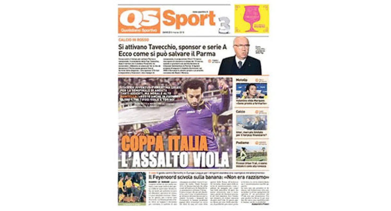 الصحف الإيطالية تشيد بمحمد صلاح