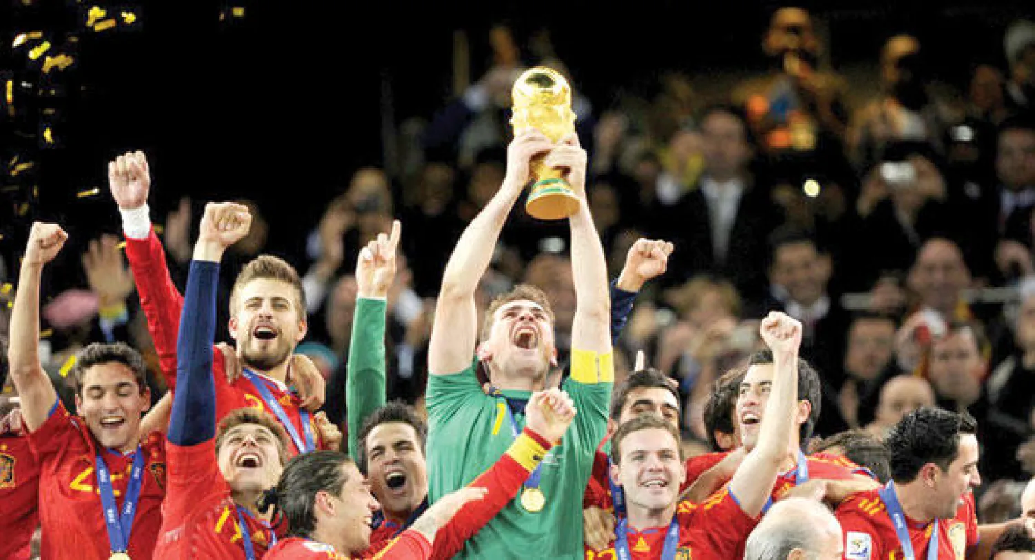 منتخب إسبانيا بطل العالم 2010