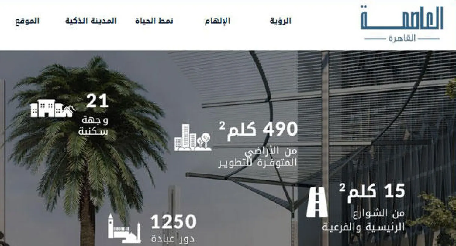 تدشين موقع إلكتروني للعاصمة الإدارية المصرية