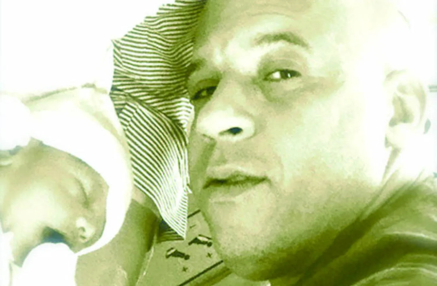 فان ديزل  مع مولوده