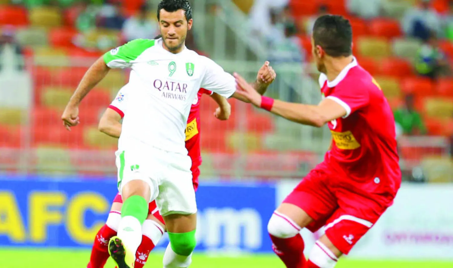 بعد تبريز.. يتطلع الأهلي للفوز على النصر محليا  (تصوير: عدنان مهدلي)