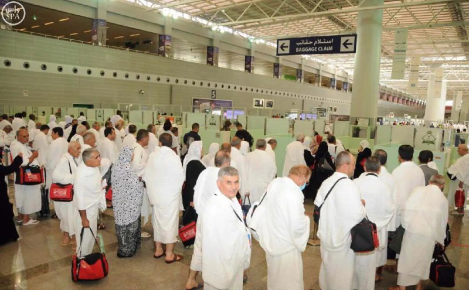 مطار الملك عبدالعزيز بجدة ـ صالات استقبال المعتمرين