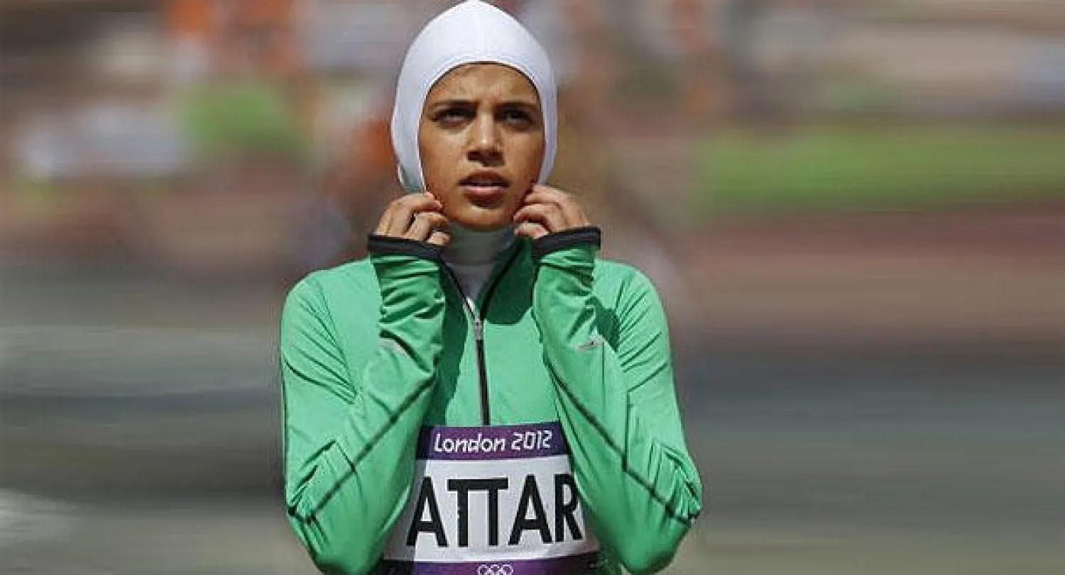 سارة عطار عداءة سعودية شاركت في منافسات القوى في أولمبياد 2012