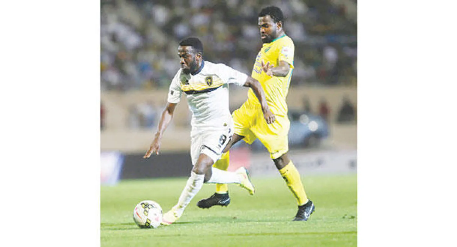 من مباراة الاتحاد الأخيرة في دوري المحترفين السعودي أمام الخليج