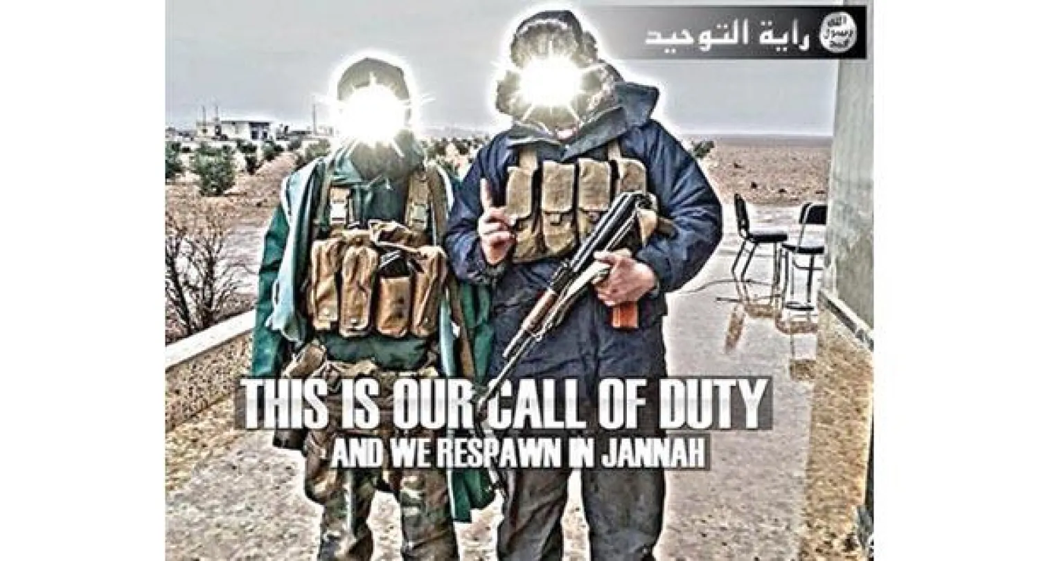 رسوم كاريكاتيرية ضد «داعش» («الشرق الأوسط»)