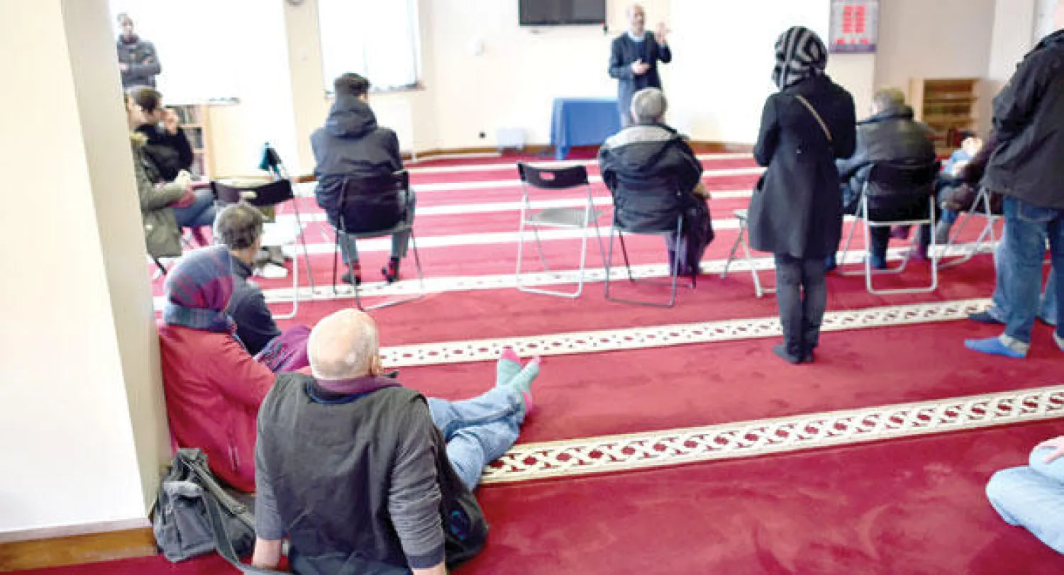 جانب من اليوم المفتوح الذي نظمه جمع فينسبري بارك في لندن الشهر الماضي (أ.ف.ب)