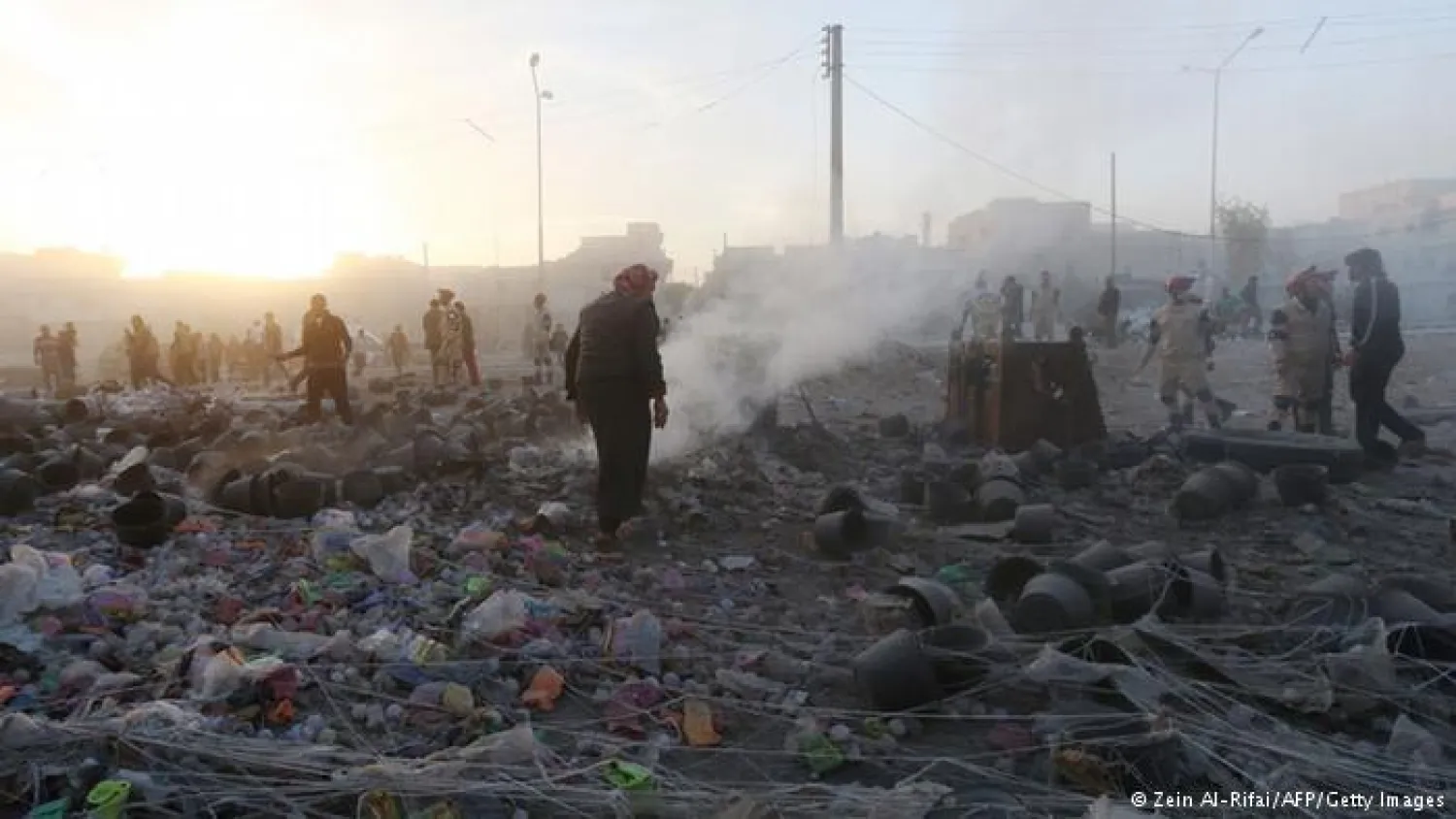 مقتل 35 شخصا بقصف متبادل بمدينة حلب السورية