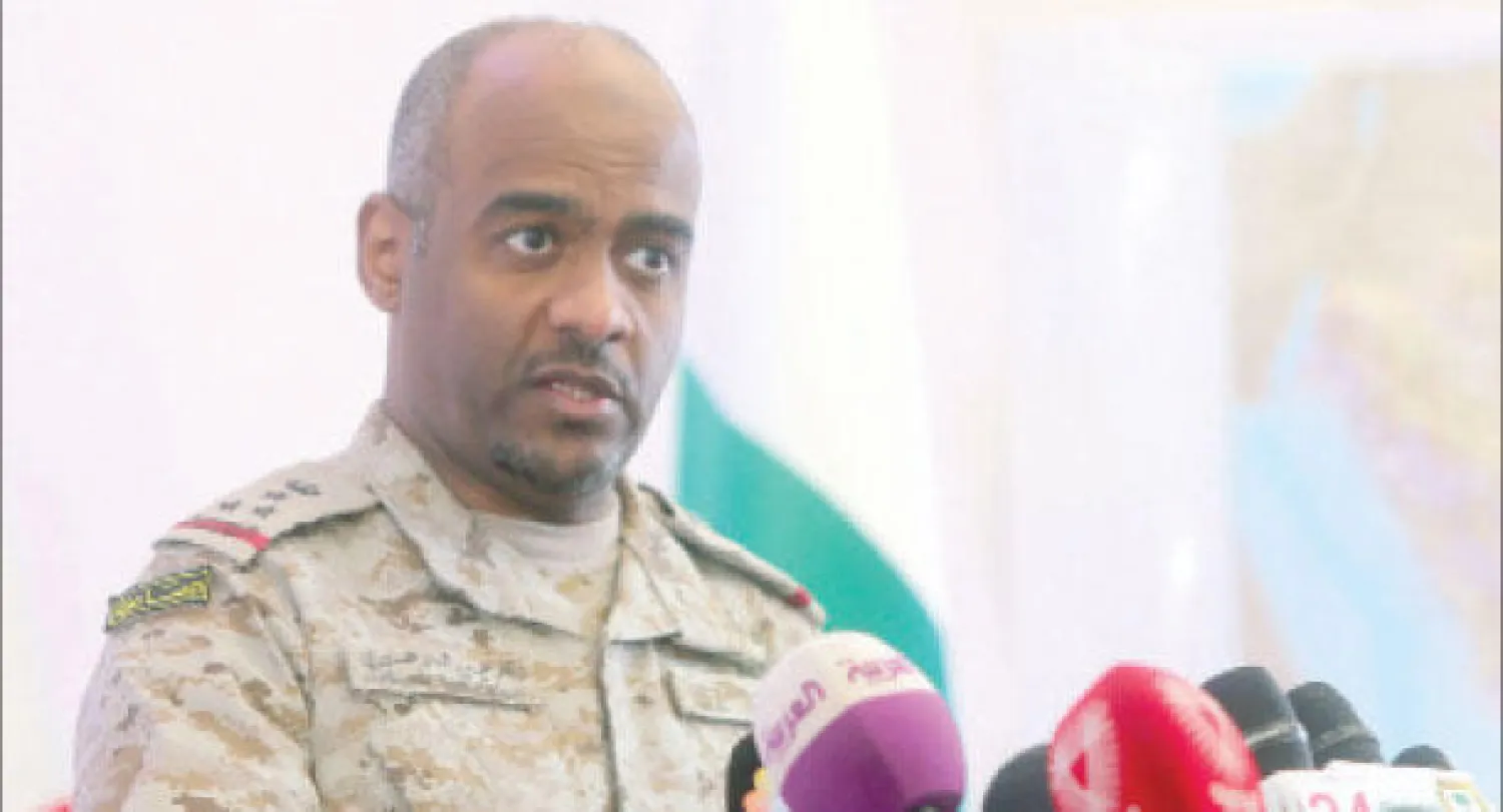 العميد عسيري ثمن عودة بعض قادة الألوية في اليمن لدعم قيادتهم الشرعية (تصوير: مشعل القدير)