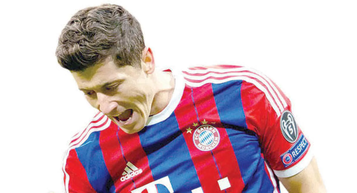 ليفاندوفسكي استعاد خطورته التهديفية (إ.ب.أ)