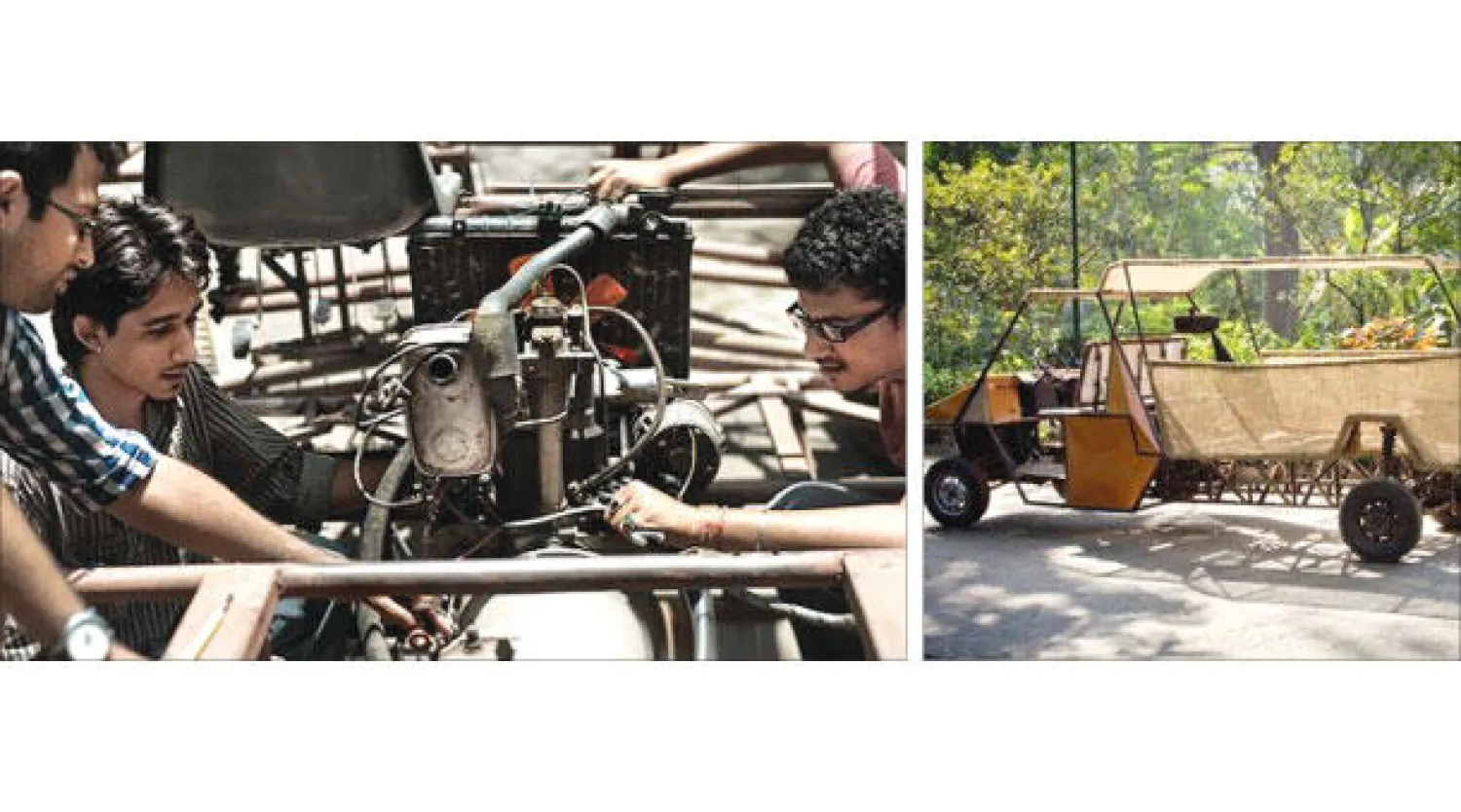 «آر يو في».. سيارة المهام المتعددة في الريف الهندي، المهندس أبهيناف داس يشرف وفريق عمله على «ابتكار» السيارة الرخيصة