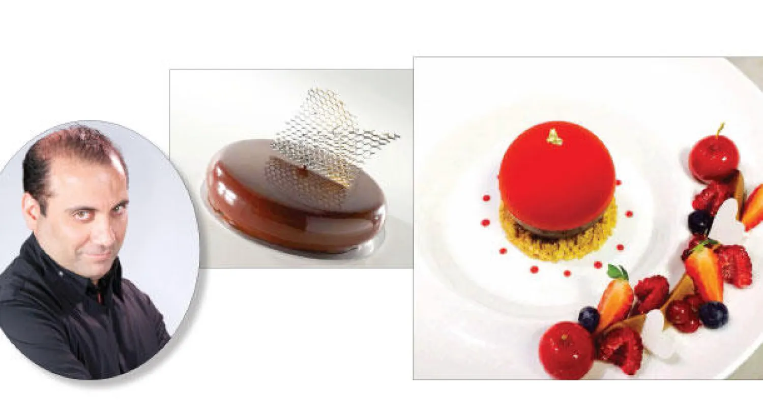 طبق يحمل اسم «قنبلة الحب»، الشيف شارل اختصاصي في صناعة الحلويات بالشوكولاته، الشيف شارل عازار يحضر أطباق الحلوى بشغف