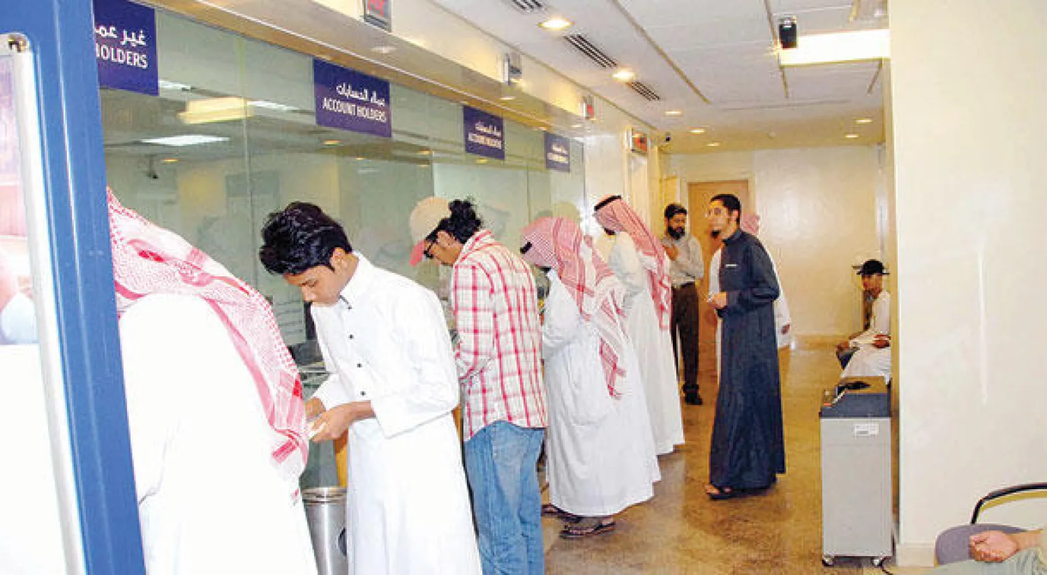 سجلت معظم البنوك نتائج أعلى من متوسط التوقعات (تصوير: أحمد حشاد)