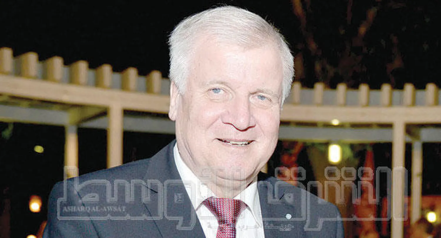 هورست زيهوفر لورينز رئيس وزراء ولاية بافاريا الألمانية (تصوير: بشير صالح)