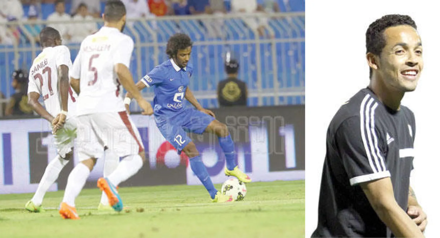 رافينها أحد أبرز أوراق الشباب الليلة أمام التعاون (تصوير: المركز الإعلامي بنادي الشباب)  -  من مباراة سابقة بين الهلال والفيصلي (تصوير: علي العريفي)