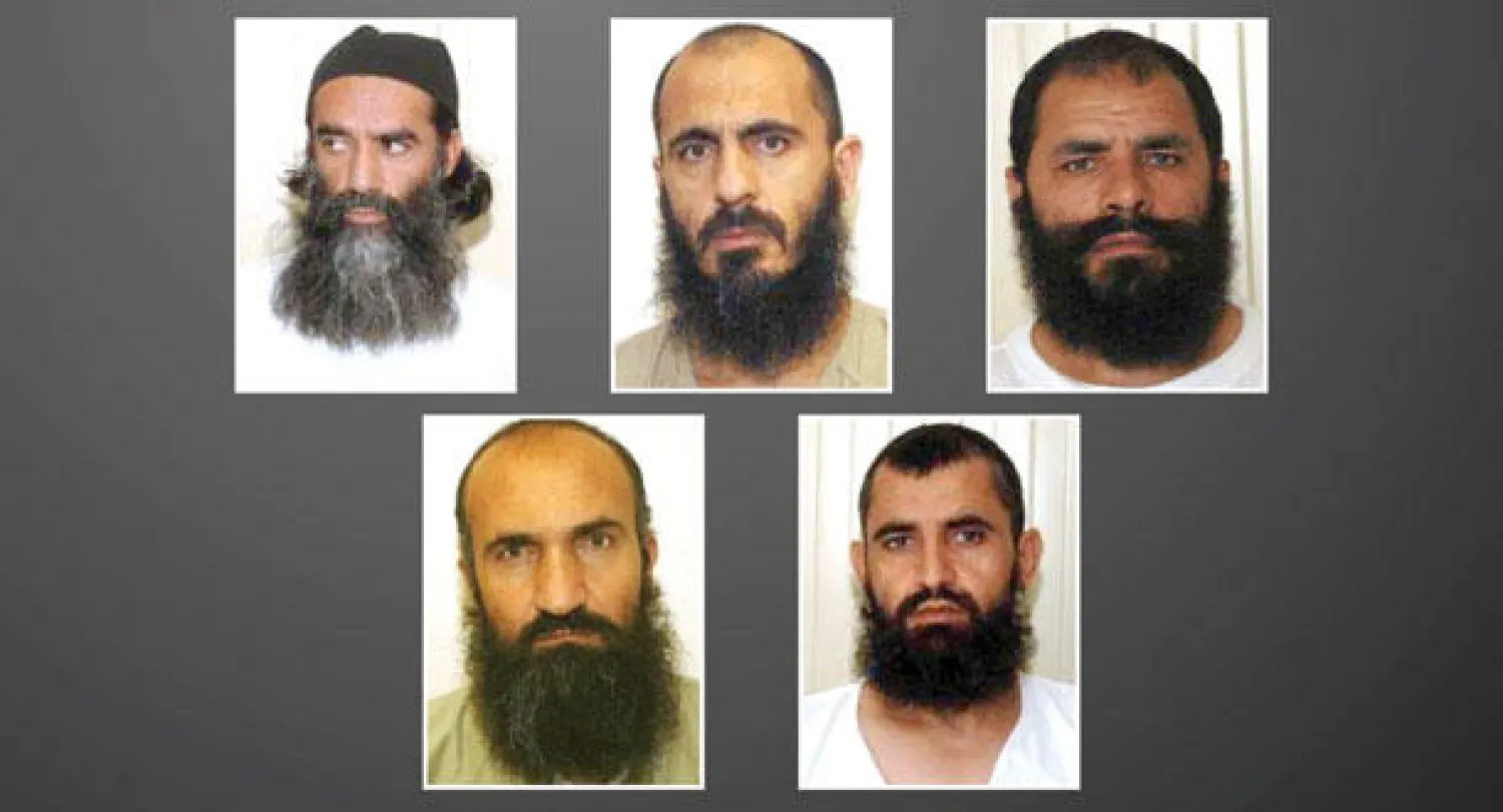 قيادات طالبان الخمسة المفرج عنهم من غوانتانامو العام الماضي (واشنطن بوست)