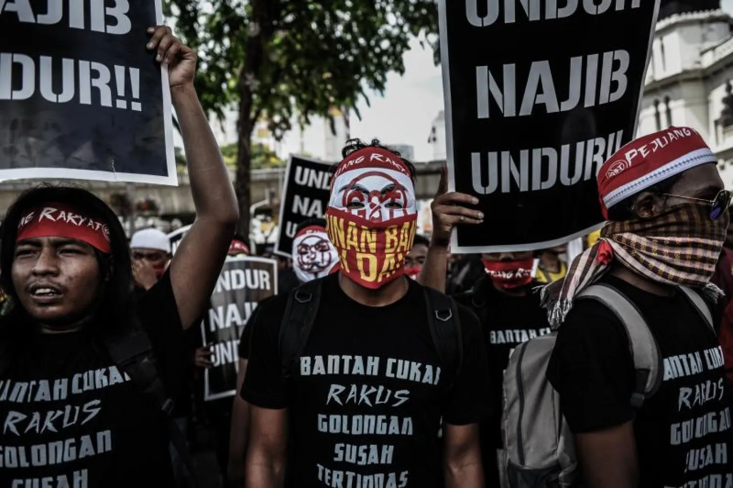 اعتقالات لعشرات المتظاهرين المناهضين لضرائب جديدة بماليزيا