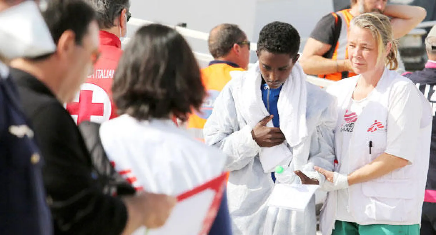 مقتل 40 مهاجرا قرب سواحل صقلية إثر غرق زورقهم المطاطي